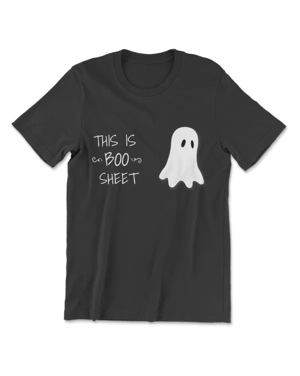 Funny Halloween Ghost This Is Boo Sheet T-shirt