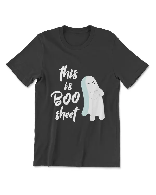 This Is Boo Sheet T-Shirt Funny Halloween Ghost Gift Shirt