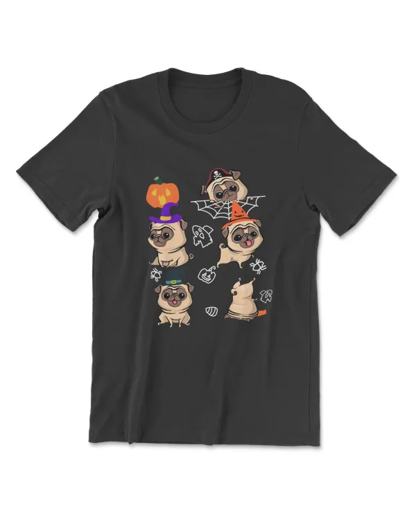 Pug Dog Halloween Funny