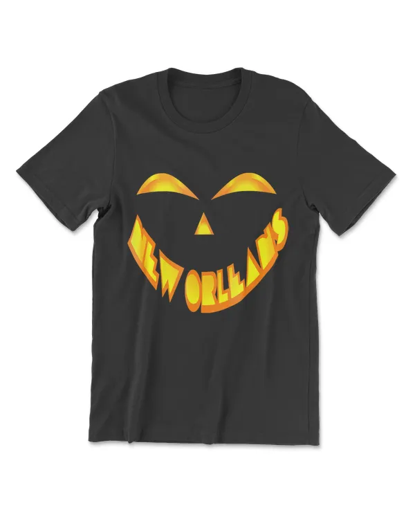 New Orleans Jack O' Lantern Pumpkin Face Halloween Shirt