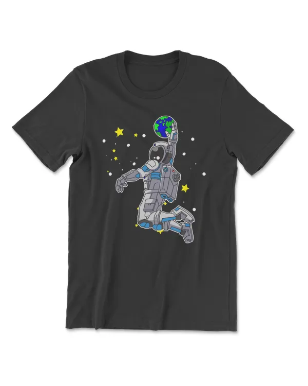 Basketball Astronaut Playing Basketball in Outer Space161 basket
