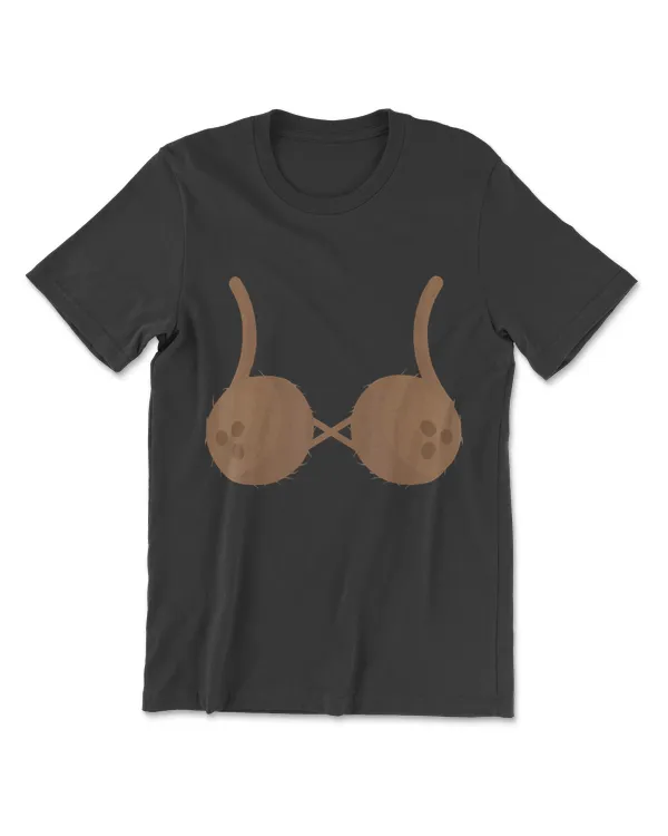 Funny Summer Coconut Bra Coconuts Boobies Gift T Shirt