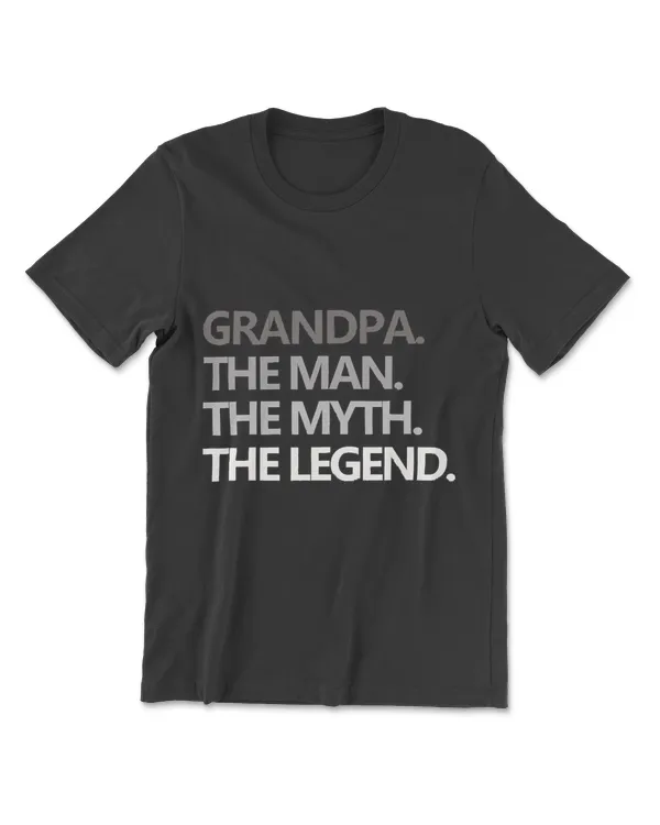 Mens Grandpa  Man  Myth  Legend Fars Day Men