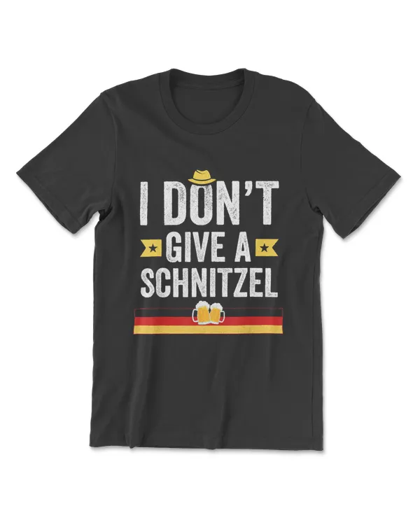 I Dont Give A Schnitzel  German  Oktoberfest