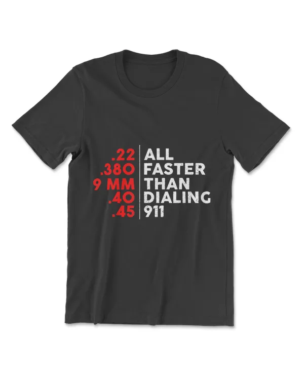Faster Than Dialing 911   Gun Lovers Novelty