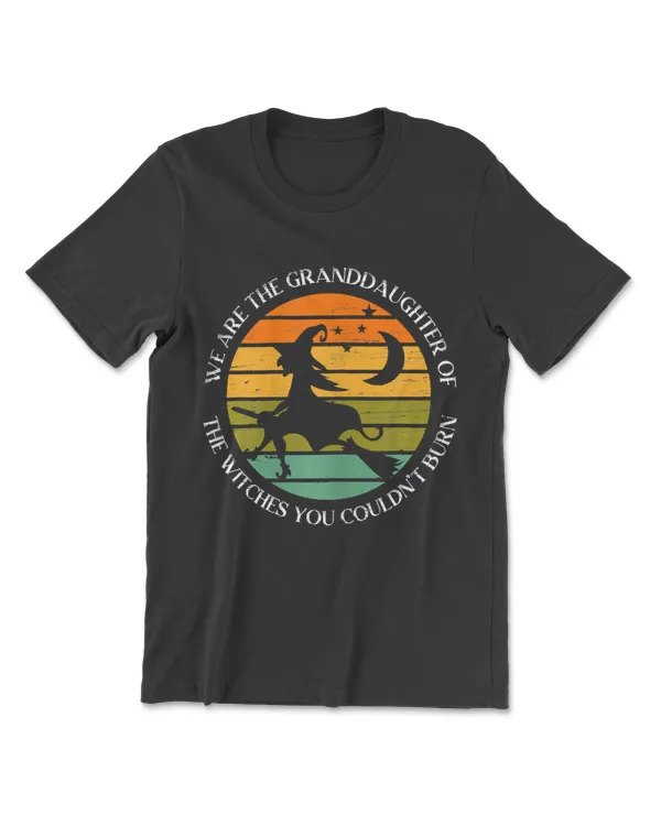 Womens We Are The Granddaughters Of The Witches You Could Not Burn T-Shirt