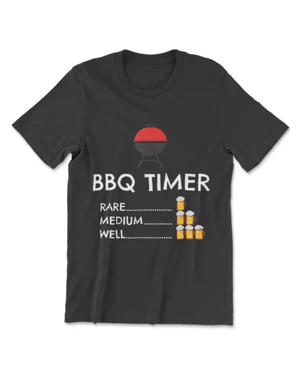 BBQ Timer Barbecue Shirt Funny Grill Grilling Gift