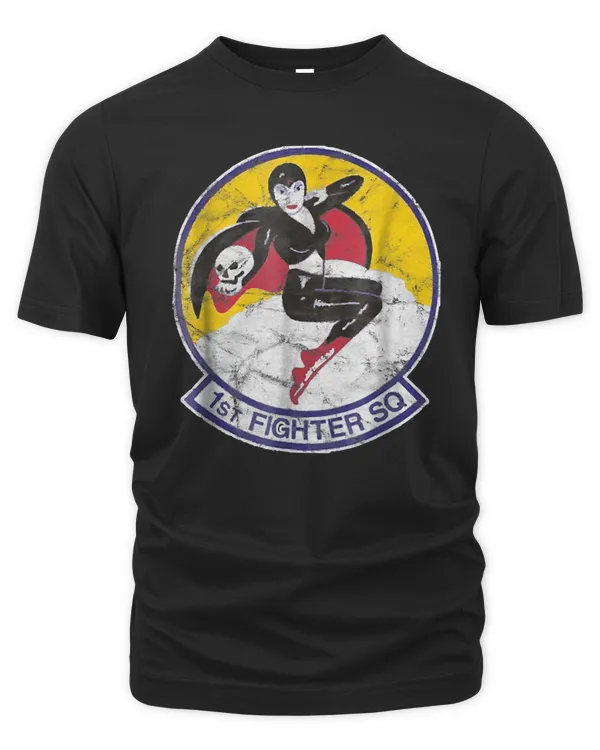 1st Fighter Squadron Vintage Patch Insignia T-shirt