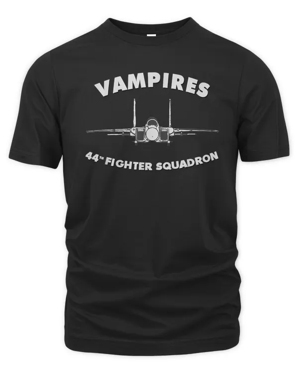 44th Fighter Squadron Vampires F-15 Eagle Jet Fighter Tee