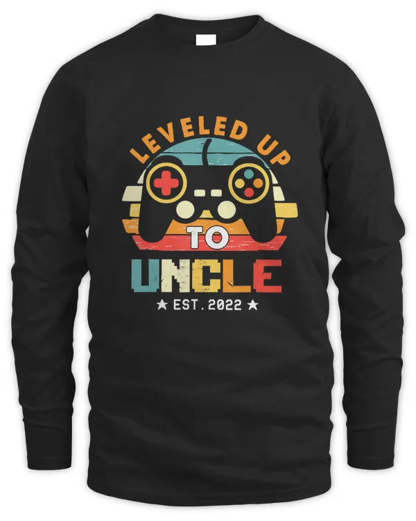 Mens Promoted to uncle 2022 vintage retro T-Shirt