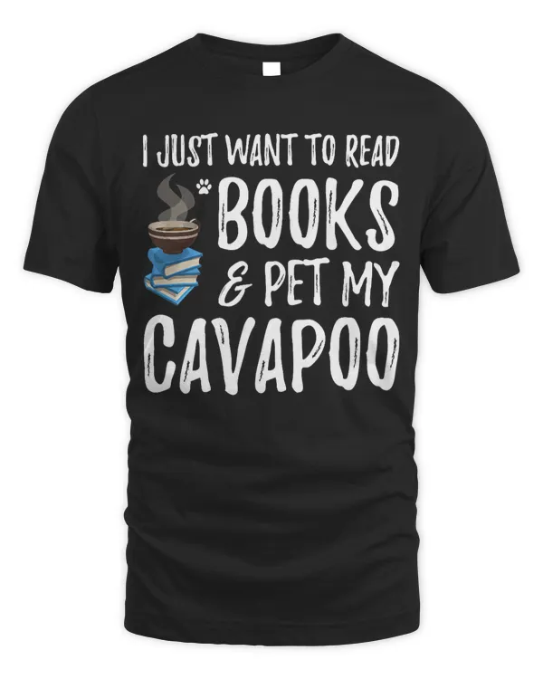 cavapoo avid book reader  cavapoo dog mom