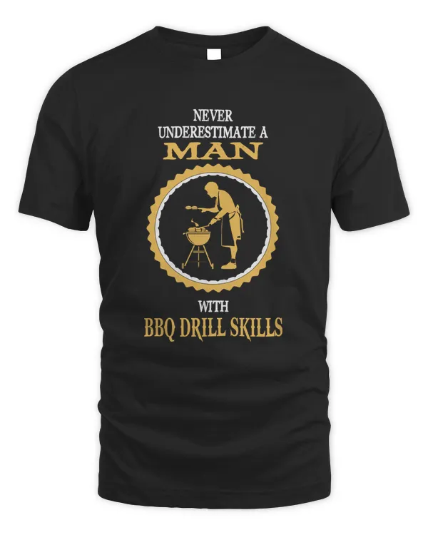 never  underestimate a man with BBQ drill skills