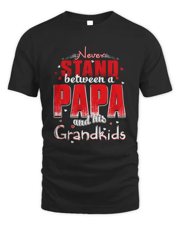 never stand between a papa and his grandkids