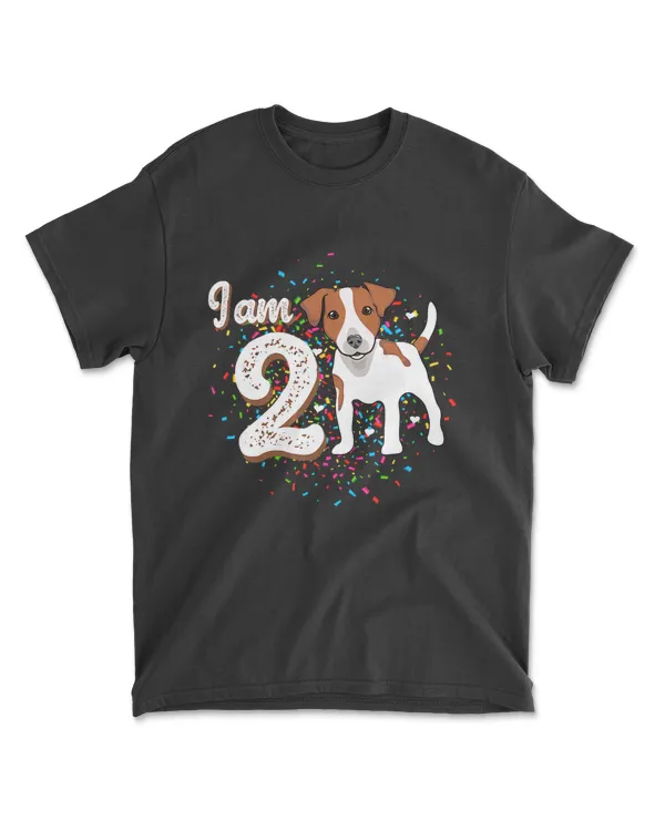 2nd Birthday Jack Russell Terrier t-shirt Dogs Fans Shirt