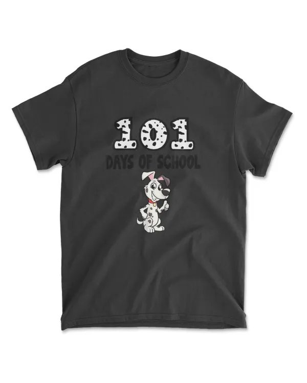 101 Days of School Dalmatian Dog Lover Gifts Kids Long Sleeve T-Shirt