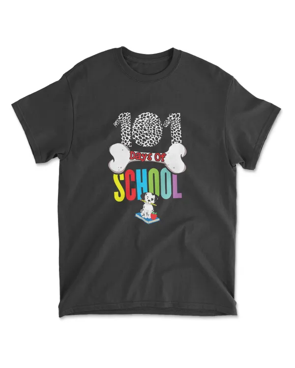 101 Days of School Dalmatian Dog Teachers Kids Gift Premium T-Shirt