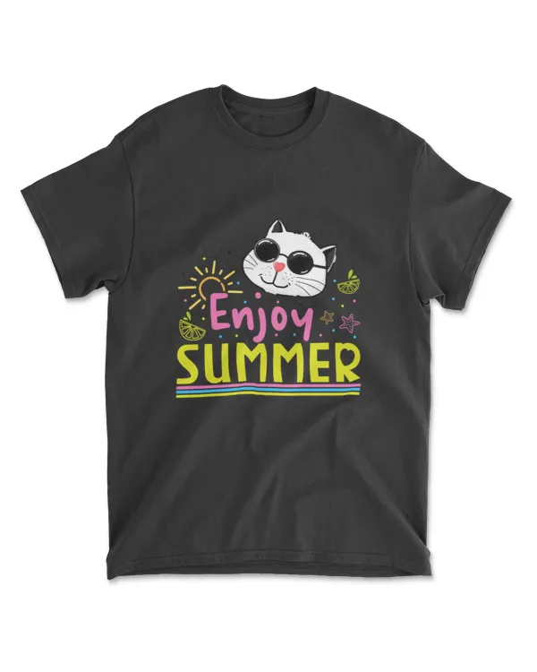 Cat lover Enjoy summer