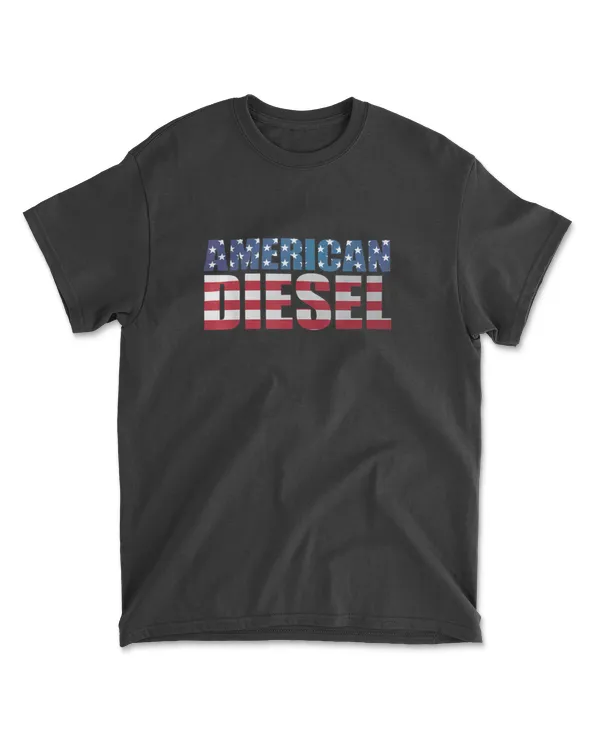 American Diesel Truck Shirt Diesel Flag Usa America Tshirt T Shirt