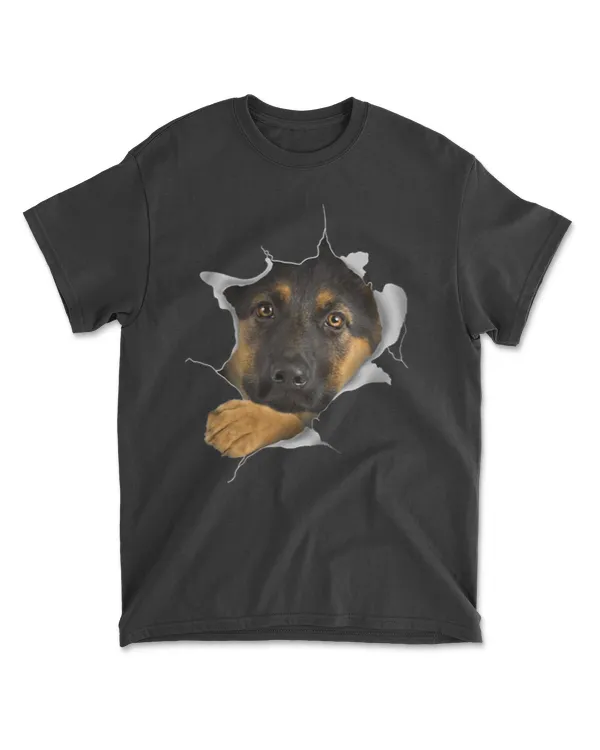 German Shepherd Face Inside Dog Lovers Gift