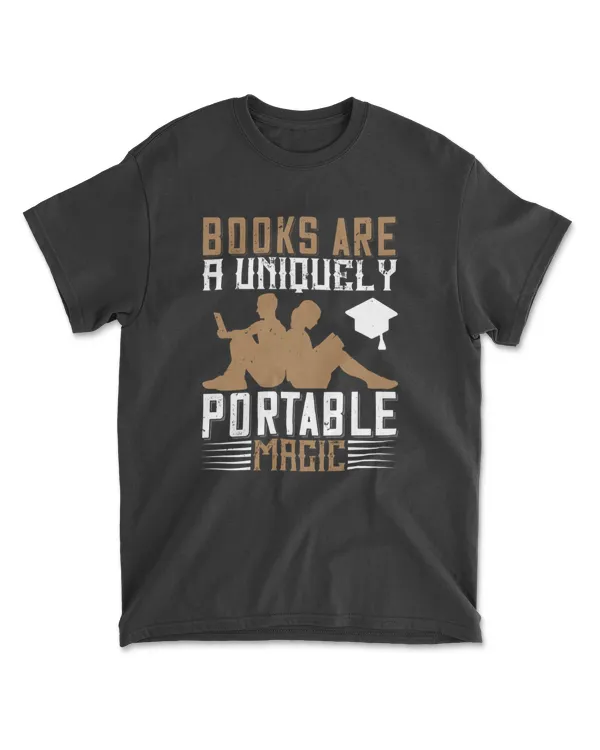 Books Are A Uniquely Portables Magic Reading T-Shirt