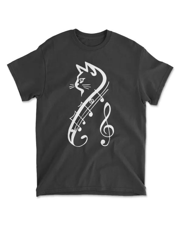 music of cat t-shirts