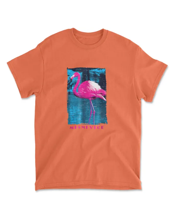 Miami Vice Original Pink Flamingo T shirt