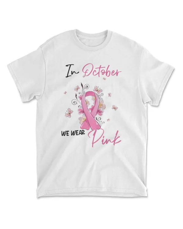 In Ocober we wear pink Butterfly