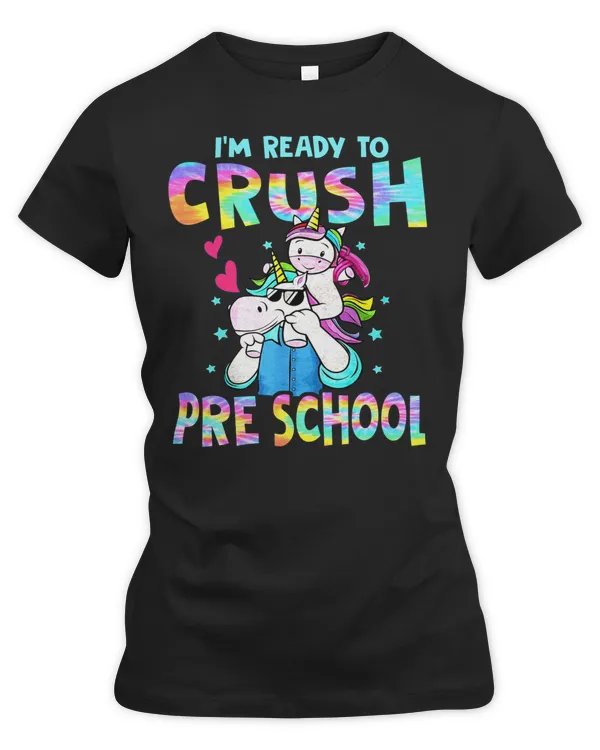 I'm Ready To Crush PreSchool-Dad unicorn