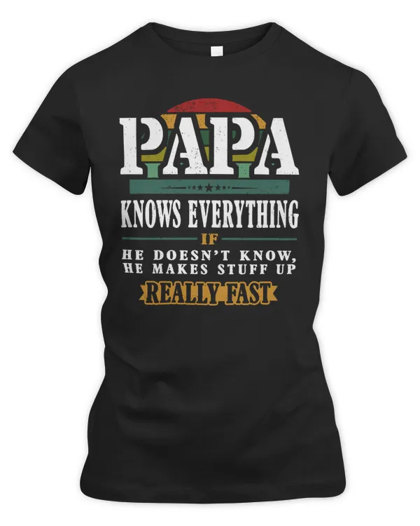 Papa knows everything Sun vintage
