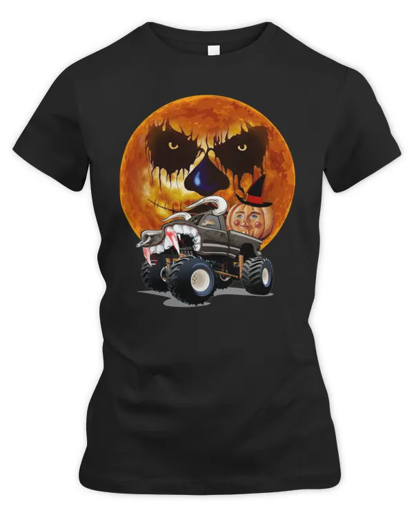 halloween monster truck moon truck