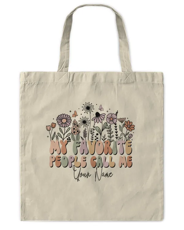 Personalized My Favorite People Call Me Grandma Tote Bag, Gifts For Grandma, Gifts For Idea Grandma