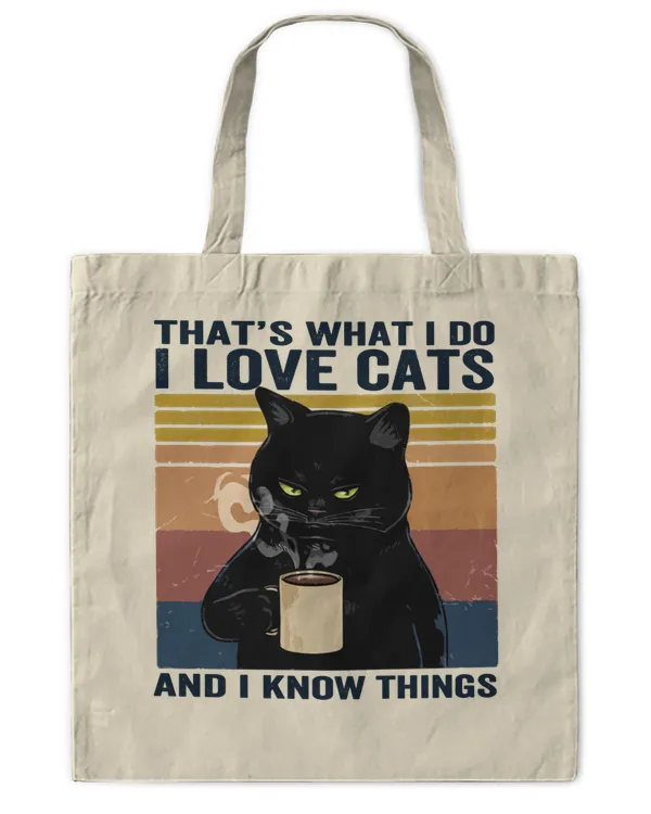 ETT419 I Love Cats And I Know Things