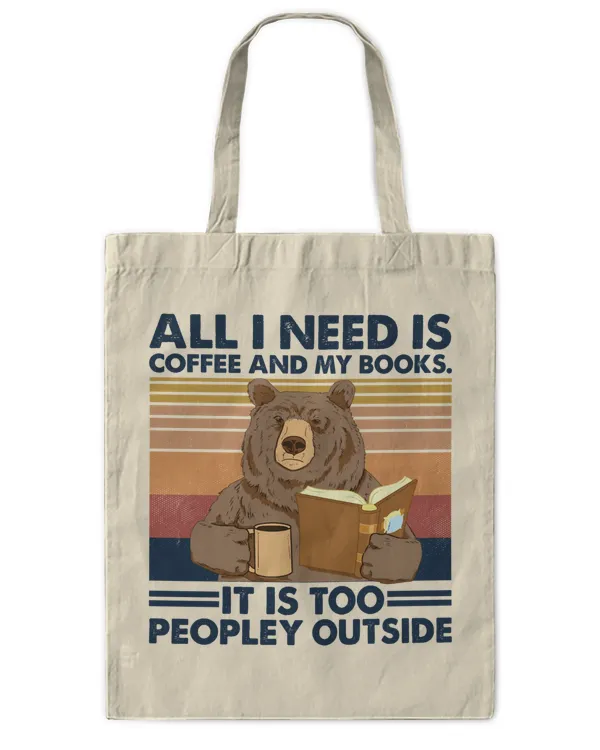 ETT477 All I Need Is Coffee And Books