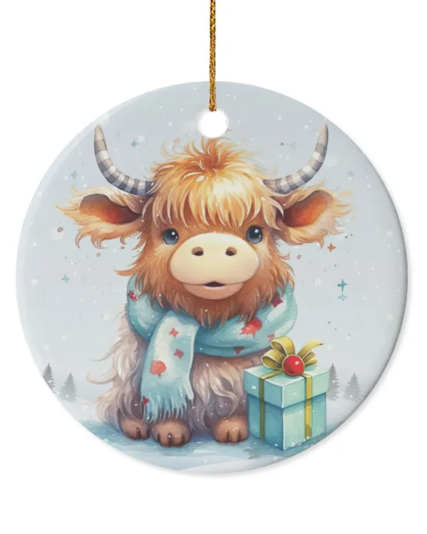Circle Ceramic Ornament (US)