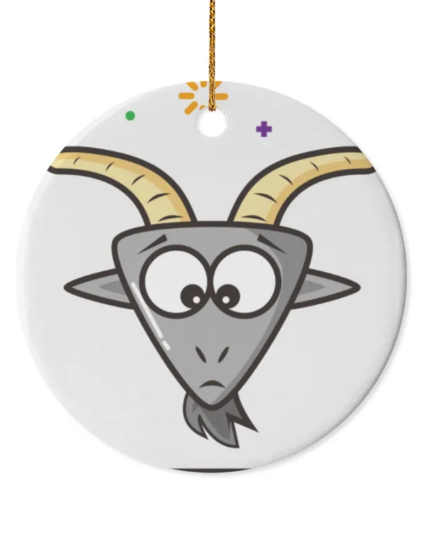 Circle Ceramic Ornament (US)