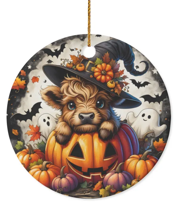 Circle Ceramic Ornament (US)