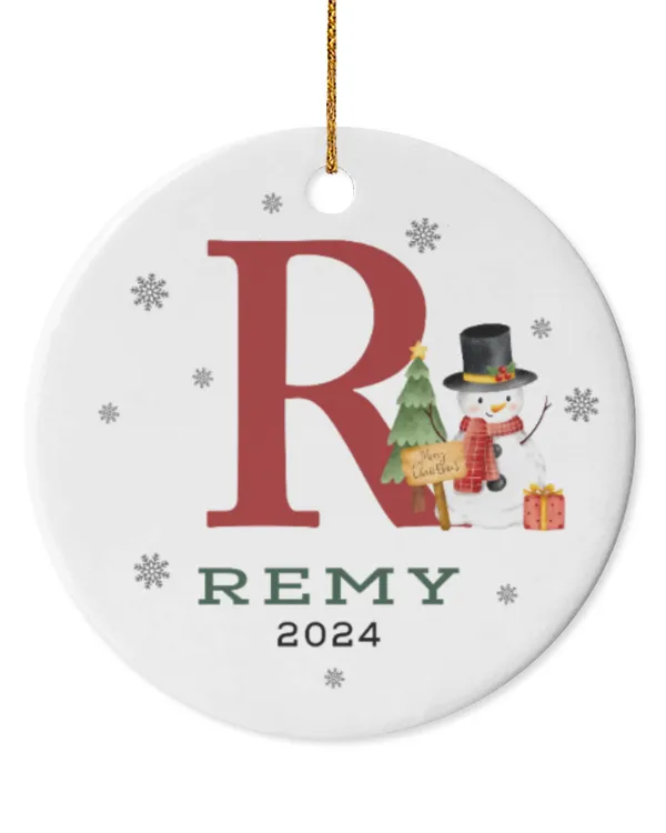 Circle Ceramic Ornament (US)