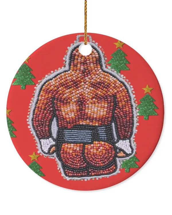 Circle Ceramic Ornament (US)