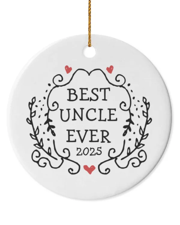 Circle Ceramic Ornament (US)