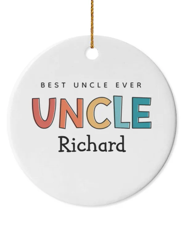Circle Ceramic Ornament (US)