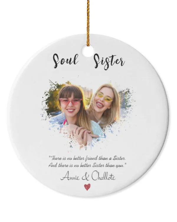 Circle Ceramic Ornament (US)