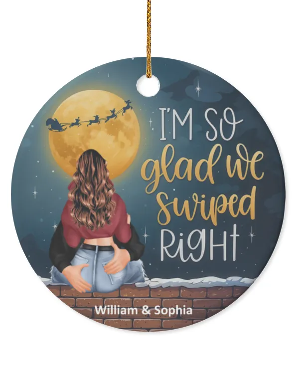 Circle Ceramic Ornament (US)