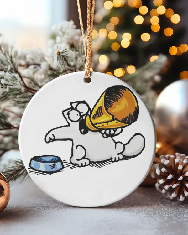 Circle Ceramic Ornament (US)