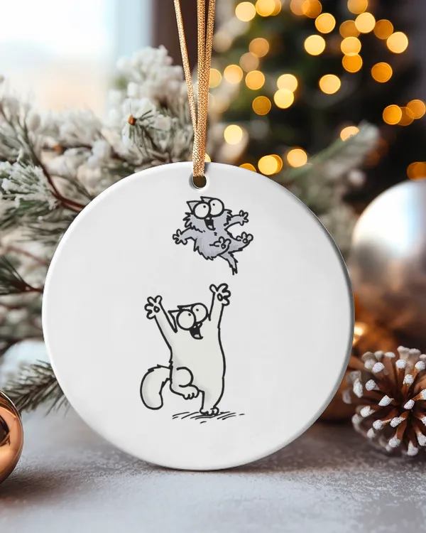 Circle Ceramic Ornament (US)