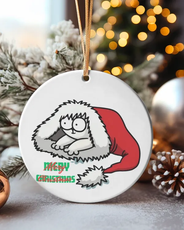 Circle Ceramic Ornament (US)