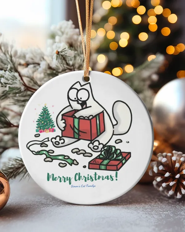 Circle Ceramic Ornament (US)