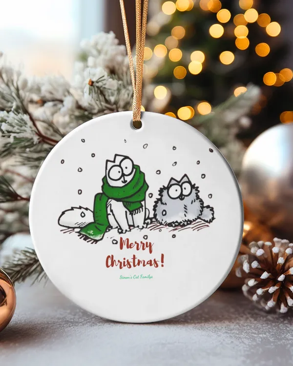 Circle Ceramic Ornament (US)