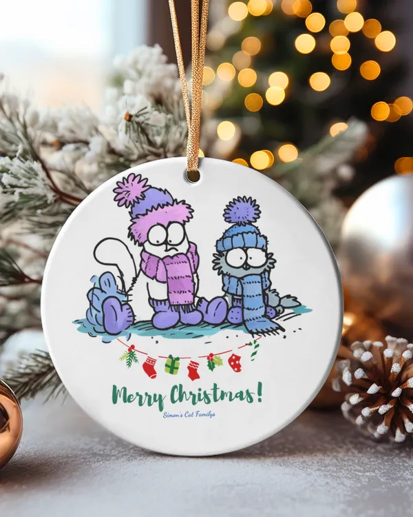 Circle Ceramic Ornament (US)