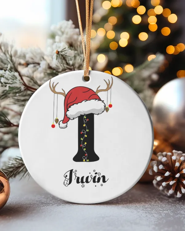 Circle Ceramic Ornament (US)