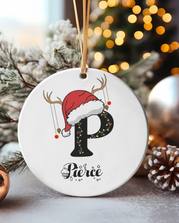 Circle Ceramic Ornament (US)